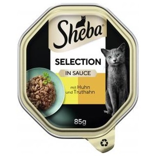 Sheba Selection in Sauce mit Huhn und Truthahn