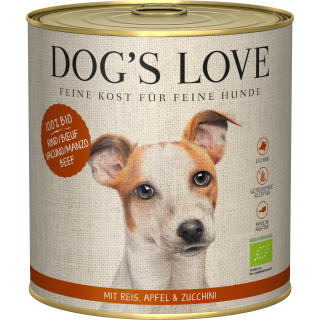 Dog's Love Hundefutter BIO Rind - 800 g
