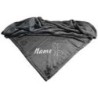 Schecker - Bestickte Mikrofaserdecke Premium [Anthrazit - Hund mit Name]