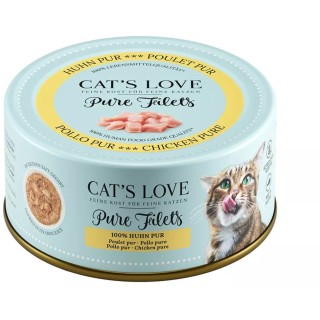 Cat's Love Pure Filets Nassfutter "Huhn" - 100 g