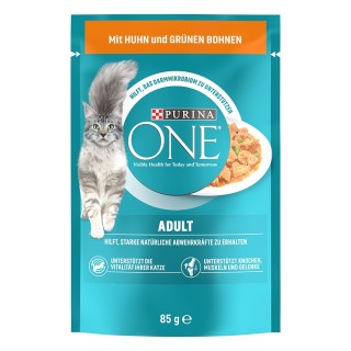 PURINA ONE Adult - Huhn & grüne Bohnen (13 x 85 g)