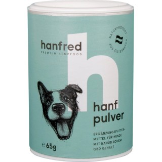 hanfred Hanfpulver Hund - 65 g