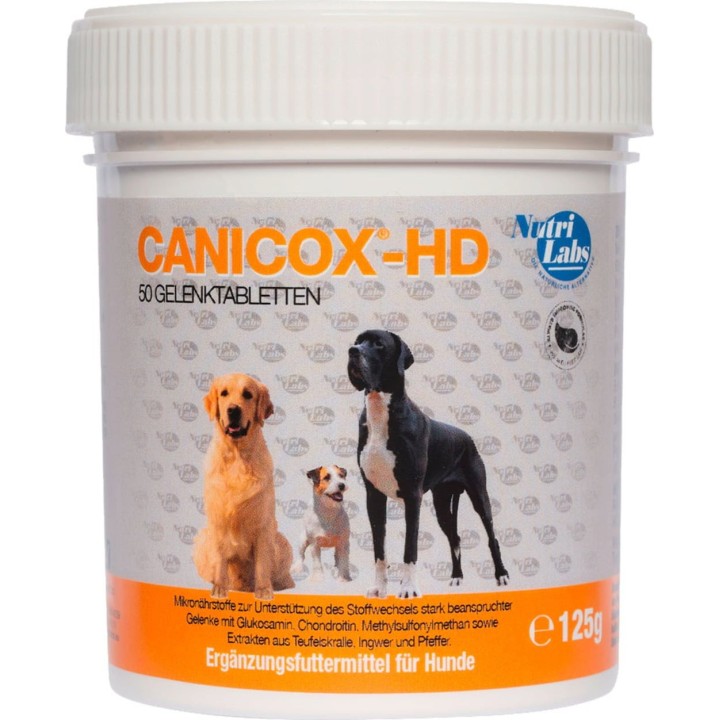 NutriLabs CANICOX-HD Kautabletten für Hunde - 50 Kautabletten