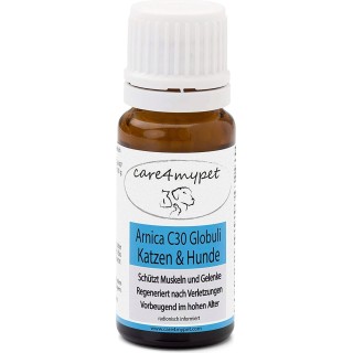 care4mypet Arnica C30 Globuli - Katzen & Hunde - 10 g