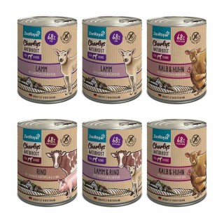 ZooRoyal Charlys Naturkost Mixpaket 6x800g