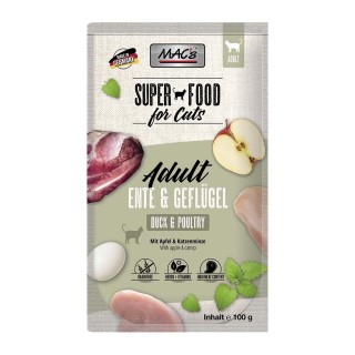 MAC's Cat Pouchpack Ente, Geflügel und Apfel 12x100g
