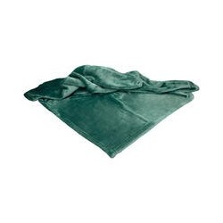 Schecker - Bestickte Mikrofaserdecke Premium [Saphir - ohne Bestickung]