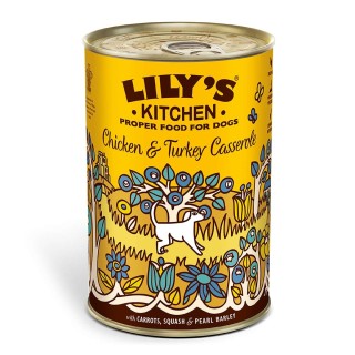 LILY'S KITCHEN Dog Casserole Huhn & Truthahn 6x400g