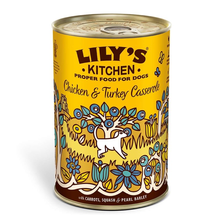 LILY'S KITCHEN Dog Casserole Huhn & Truthahn 6x400g