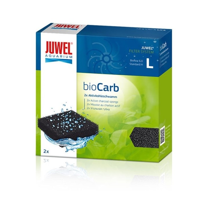 Juwel Aktivkohle-Filterschwamm bioCarb Bioflow Bioflow 6.0-Standard