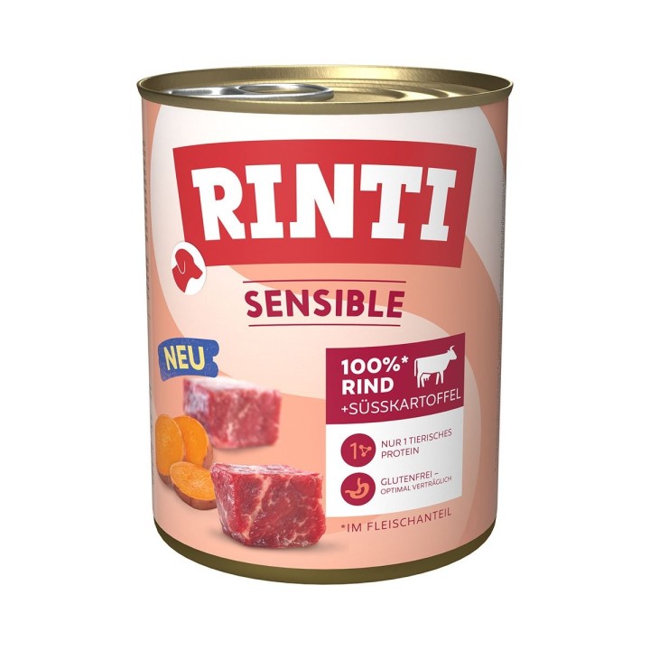 Rinti Sensible Rind & Süßkartoffel 6x800g