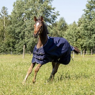 HKM Fohlendecke Professional mit Polarfleece 0g dunkelblau