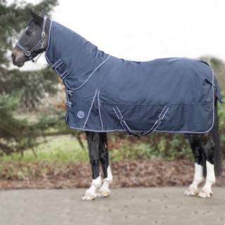 HKM Regendecke Starter Fleece 0g dunkelblau