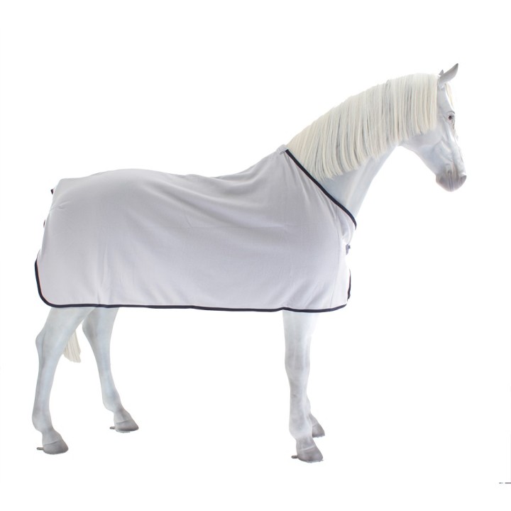 HKM Abschwitzdecke Alaska - hellgrau/dunkelblau