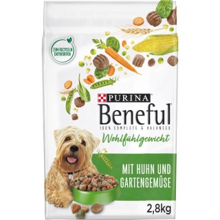 PURINA BENEFUL Wohlfühlgewicht, Huhn & Gemüse 2,8kg