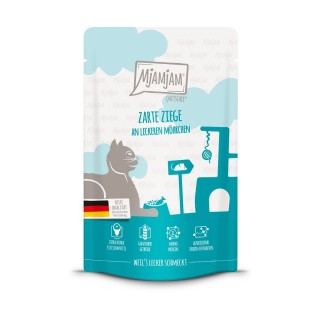 MjAMjAM Quetschie zarte Ziege an leckeren Möhrchen 12x125g