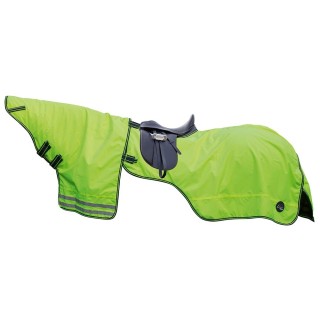 HKM Ausreitdecke mit abnehmbarem Halsteil Neon Gelb