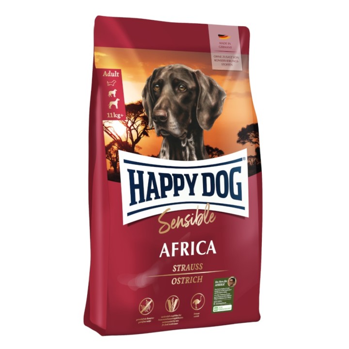 Sparpaket Happy Dog Supreme 2 x Großgebinde - Sensible Africa (2 x 12,5 kg)