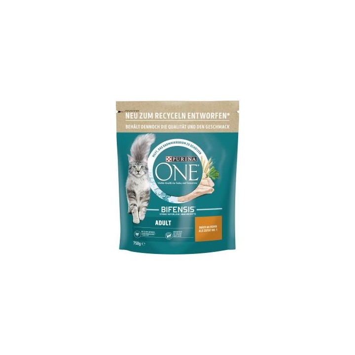 Purina One Bifensis Adult Reich an Huhn