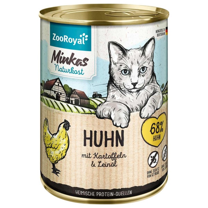 ZooRoyal Minkas Huhn mit Kartoffeln 400g