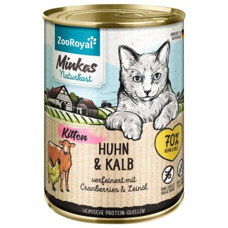 ZooRoyal Minkas Kitten Huhn und Kalb 400g