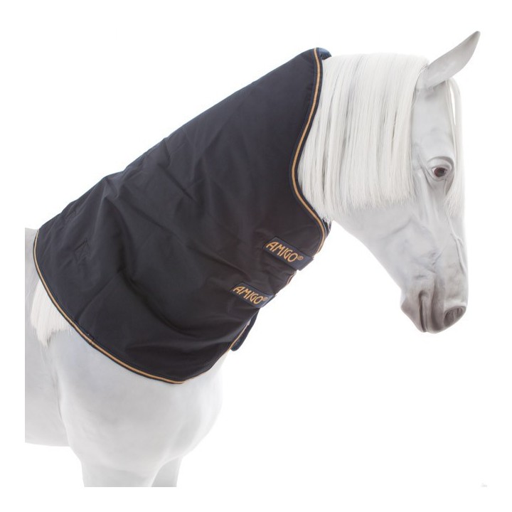 Horseware Amigo Bravo 12 XL Neck Cover 150g - Navy/Gold - Halsteil