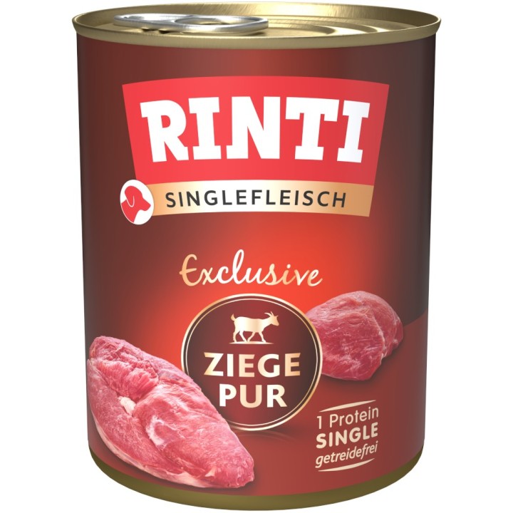 Sparpaket RINTI Singlefleisch 12 x 800 g - Exclusive Ziege pur