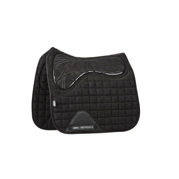 Weatherbeeta Ultra Gripped Dressur-Schabracke aus Wildleder Full schwarz
