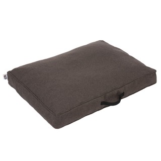 TIAKI Hundematratze Memory Foam, braun - Größe S: L 80 x B 60 x H 17 cm