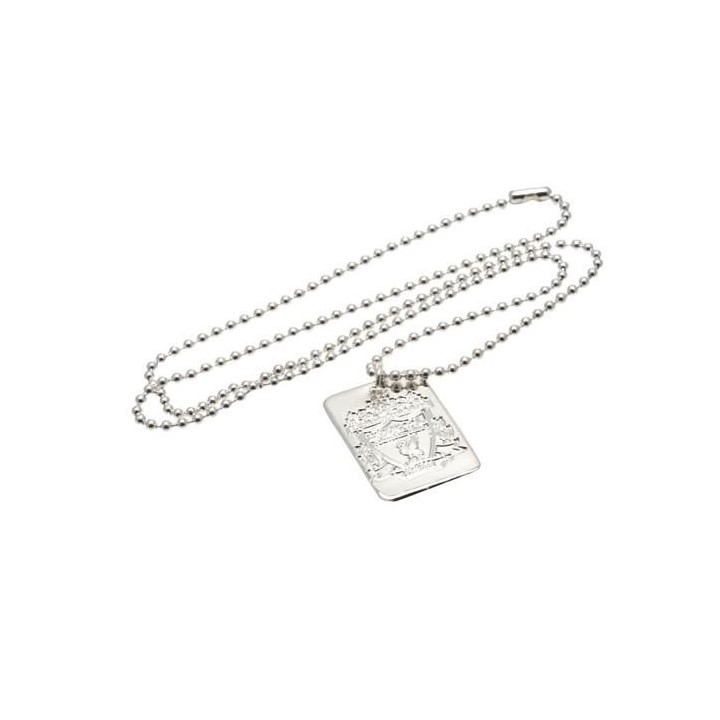 Liverpool FC versilberte Erkennungsmarke und Kette One Size silber
