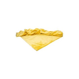 Schecker - Bestickte Mikrofaserdecke Premium [Sonnengelb - ohne Bestickung]
