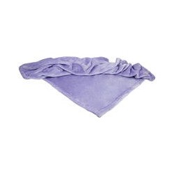 Schecker - Bestickte Mikrofaserdecke Premium [Lavendel - ohne Bestickung]
