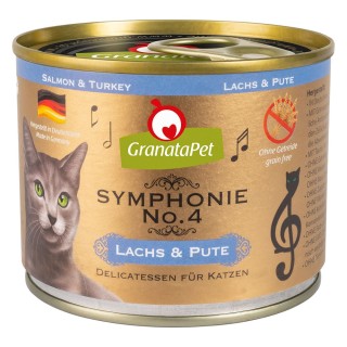 GranataPet Symphonie 6 x 200 g - Lachs & Pute