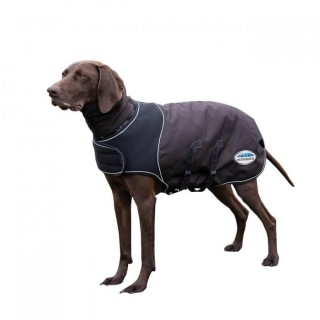 Weatherbeeta Comfitec Ultra Cozi Mittelleichter Hundemantel 25cm blau/kohle