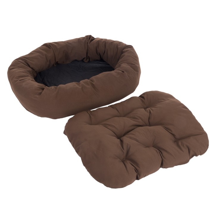 Cozy Hundebett Mocca - L 120 x B 105 x H 25 cm