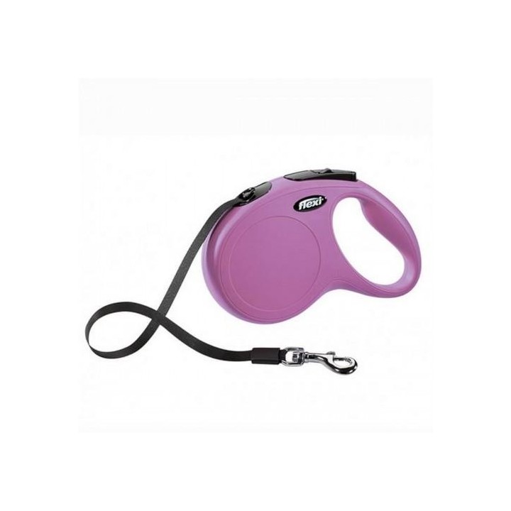 Flexi New Classic Einziehbare Hundeleine 5m rot