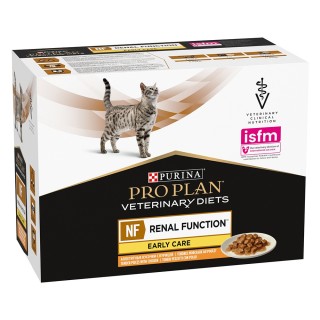 PURINA PRO PLAN Veterinary Diets Feline NF Early Care Huhn - 10 x 85 g
