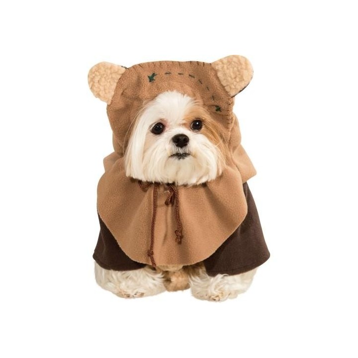 Star Wars Ewok-Kostüm für kleine Haustiere L braun