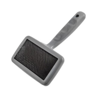 Furry Soft Dog Slicker-Bürste M silber/schwarz