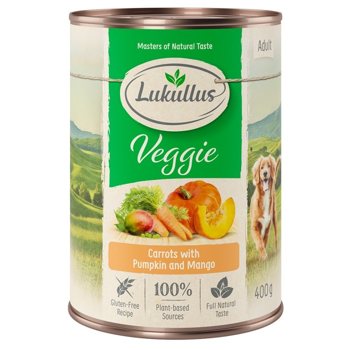 Sparpaket Lukullus Naturkost 24 x 400 g - Adult Veggie