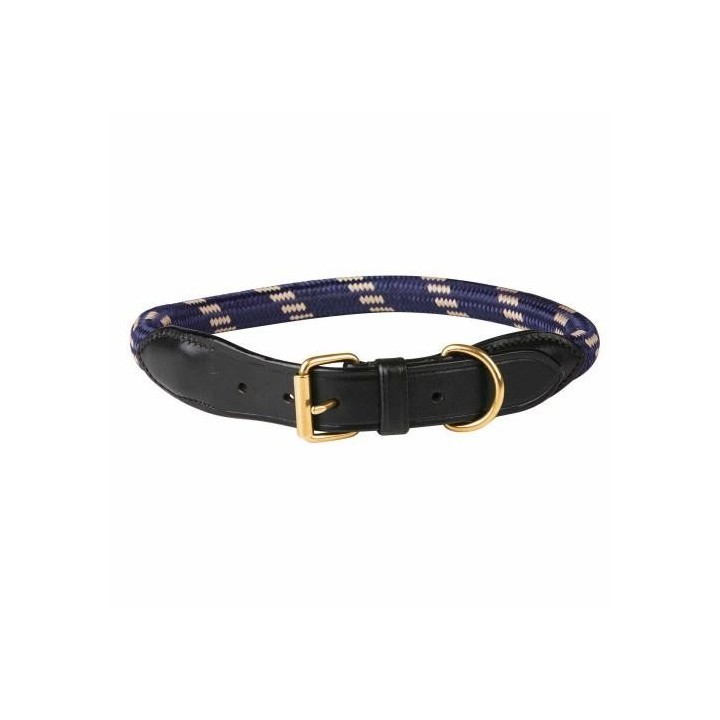 Weatherbeeta Seil-Leder-Hundehalsband M