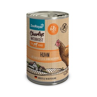 ZooRoyal Charlys Naturkost Huhn, Kartoffeln & Sonnenblumenöl 400g
