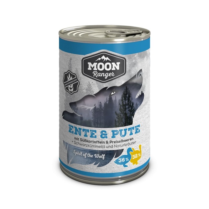 MOON Ranger Ente & Pute mit Süßkartoffeln 400g