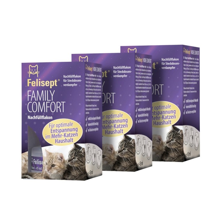 Felisept Family Comfort Nachfüllflakon 45 ml - Sparset: 3 Nachfüllflakons à 45 ml