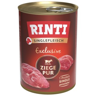 RINTI Singlefleisch 24 x 400 g - Exclusive Ziege pur