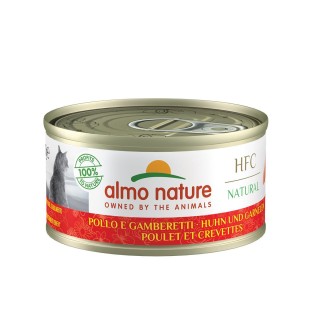 Almo Nature HFC Natural Huhn & Garnelen 6x70g