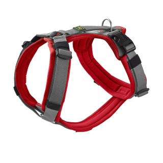 Hunter Geschirr Maldon Up rot/grau 34-49/XS