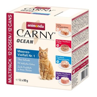 animonda Carny Ocean Adult Multipack Meeres-Vielfalt Nr. 1 12x80g