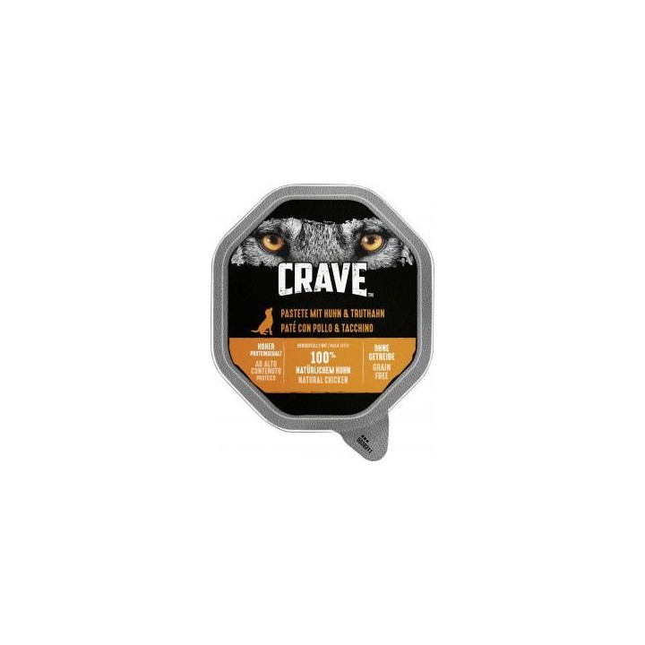 Crave Hund Adult Pastete Huhn & Truthahn
