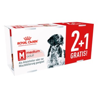 Royal Canin 2+1 gratis SHN Medium Adult Loaf 410g